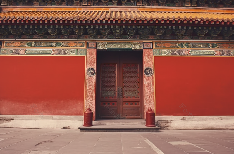 中国古建筑红色大门背景,高清,摄影图,摄影图片,图片大全,摄影图免费下载